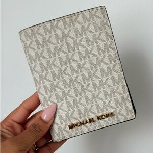 Michael Kors Monogram Passport Holder
